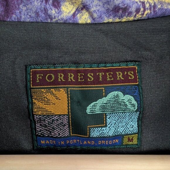 Vintage 90s Abstract Patchwork Forrester's GoreTex Jacket Gorpcore Granola M - Picture 11 of 14